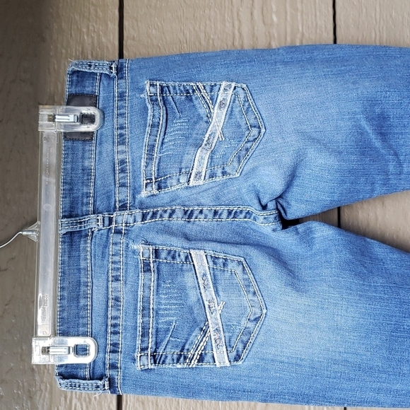 Buckle BKE/Stella Jean 29R Cotton Bl-Blue-L Rise-Bootcut - Picture 5 of 10